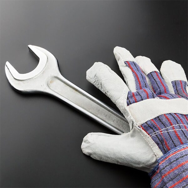 Cow Split Leather Gloves (Pair)